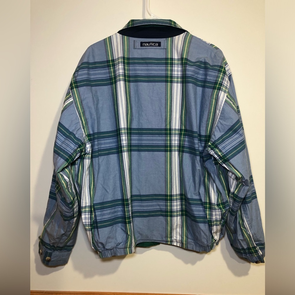 NAUTICA Men’s Size Large Reversible Jacket - Picture 3 of 15